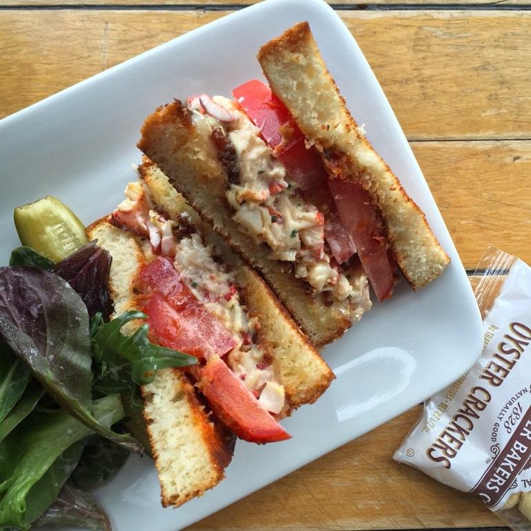 Lobster BLT and no complaints at East Ender.